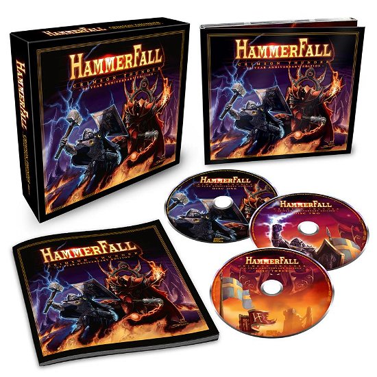 Cover for Hammerfall · Crimson Thunder (CD) [20th Anniversary Deluxe edition] [Digibox] (2023)