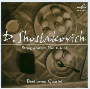 Cover for Dmitri Shostakovich · String Quartets No. 11, 12, 13 (CD) (2013)