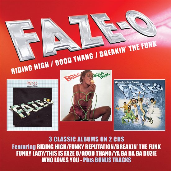 Cover for Faze-O · Riding High / Good Thang / Breakin' The Funk (CD) (2023)