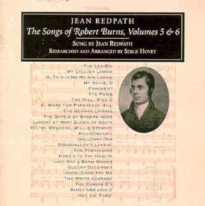 Songs Of Robert Burns 5&6 - Jean Redpath - Muzyka - GREENTRAX - 5018081011629 - 20 lutego 1996