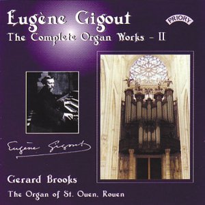 Cover for Gerard Brooks · Complete Organ Works Of Eugene Gigout - Vol. 2 - The Cavaille - Coll Organ Of St. Ouen. Rouen. France (CD) (2018)