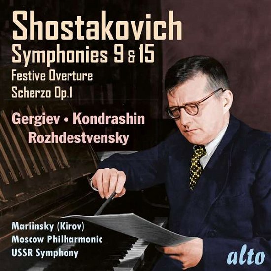 Shostakovich: Symphonies No.9 & No.15 - Valery Gergiev / Lso / Melodiya - Musiikki - ALTO - 5055354413629 - perjantai 5. huhtikuuta 2019