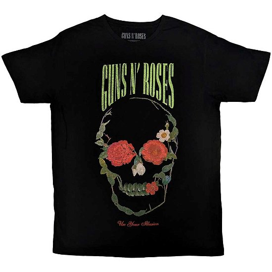 Cover for Guns N Roses · Guns N' Roses Unisex T-Shirt: Rose Skull (T-shirt) [size S]