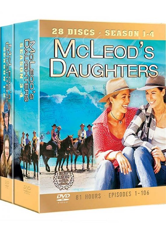 Cover for Mcleods Daughters Sæson 1-4 (DVD) (2013)