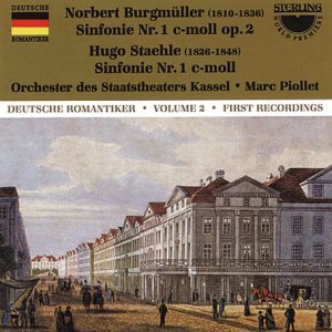 Cover for Burgmuller / Staehle / Piollet · Symphony 1 C Minor Op 2 (CD) (2002)