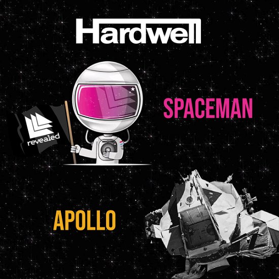 Cover for Hardwell · Apollo / Spaceman (Magenta Vinyl) (7&quot;) [Coloured edition] (2021)