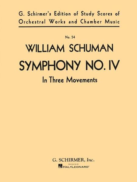 Cover for William Schuman · Symphony No. 4 (in Three Movements) (Paperback Book) (2001)