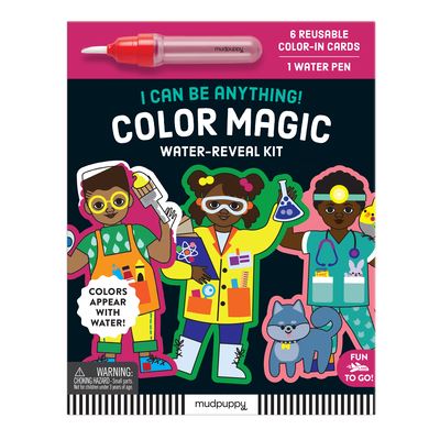 Cover for Mudpuppy · I Can Be Anything! Color Magic Water-Reveal Kit (Book) (2025)