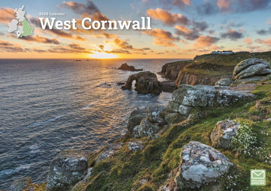 Cover for Carousel Calendars · West Cornwall A4 Calendar 2025 (Paperback Book) (2024)