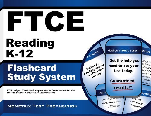 Cover for Ftce Exam Secrets Test Prep Team · Ftce Reading K-12 Flashcard Study System: Ftce Test Practice Questions &amp; Exam Review for the Florida Teacher Certification Examinations (Cards) (Pocketbok) [Flc Crds edition] (2023)