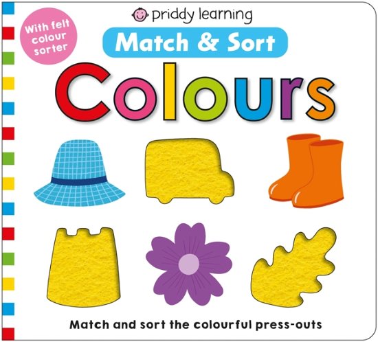 Cover for Roger Priddy · Match &amp; Sort Colours - Priddy Learning (Board book) (2025)