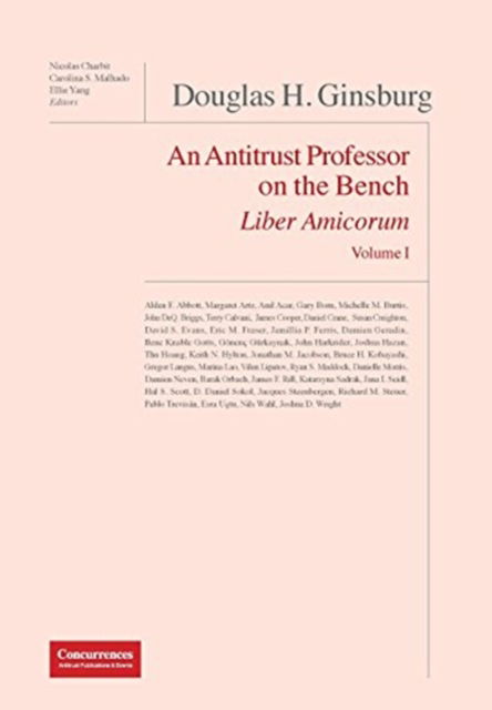 Cover for Douglas H. Ginsburg Liber Amicorum (Hardcover Book) (2018)