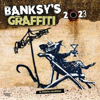 Cover for Browntrout · Banksy's Graffiti 2023 Square Calendar (Calendar) (2022)