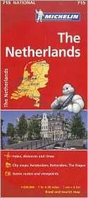 The Netherlands - Michelin National Map 715 - Michelin - Libros - Michelin Editions des Voyages - 9782067170629 - 19 de enero de 2023