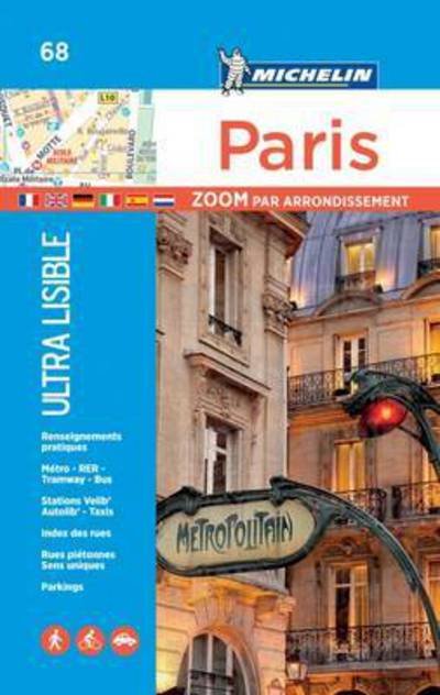 Cover for Michelin · Michelin City Plans: Paris Zoom par arrondissement (Taschenbuch) (2017)