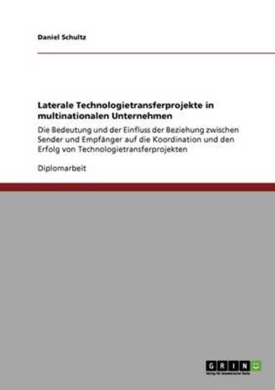 Cover for Schultz · Laterale Technologietransferpro (Book)