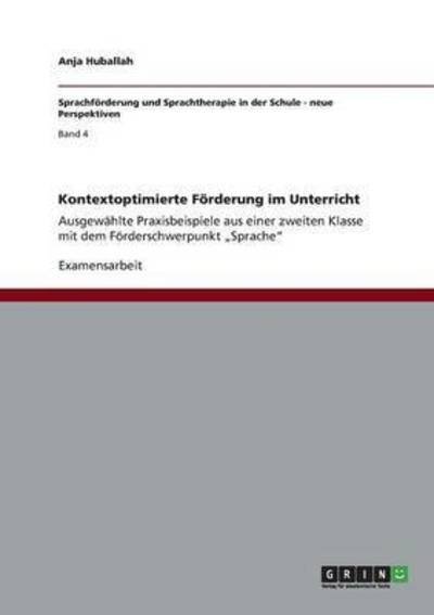 Cover for Huballah · Kontextoptimierte Förderung im (Bok) (2012)