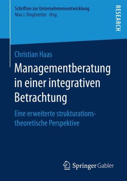 Cover for Haas · Managementberatung in einer integr (Book) (2017)