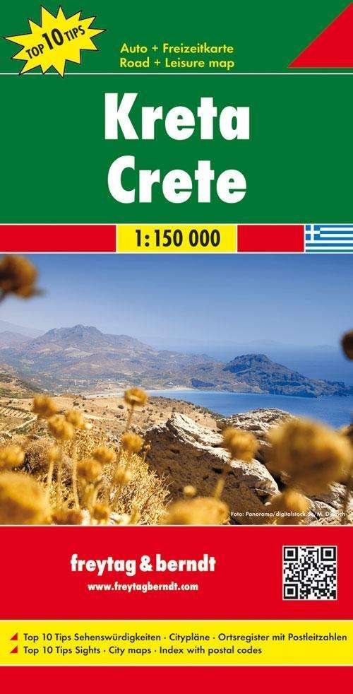 Cover for Freytag &amp; Berndt · Crete Road Map 1:150 000 (Map) (2018)