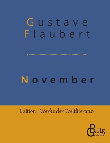 Cover for Gustave Flaubert · November (Paperback Bog) (2019)