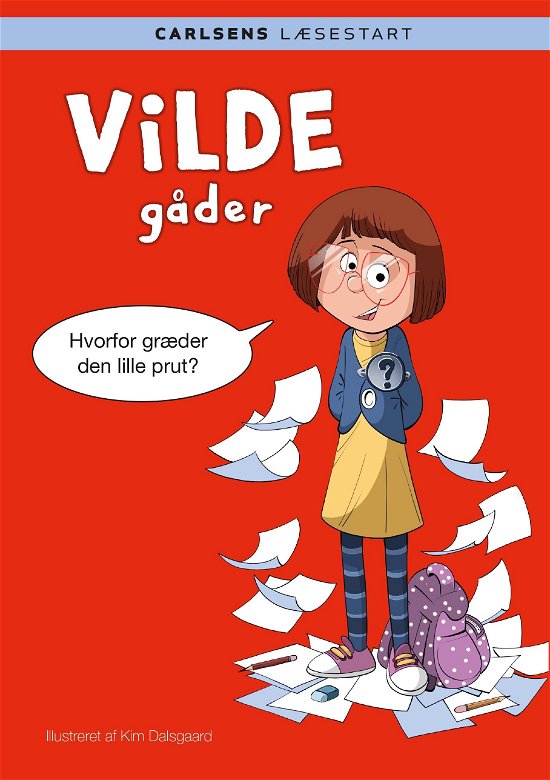 Cover for Kim Dalsgaard · Carlsens Læsestart: Carlsens Læsestart - Vilde gåder (Innbunden bok) [1. utgave] (2020)