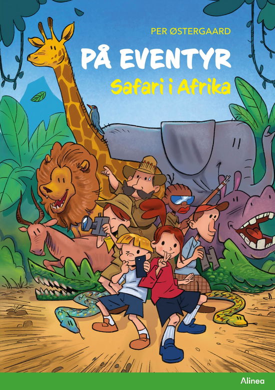 Cover for Per Østergaard · Læseklub: På eventyr - Safari i Afrika, Grøn Læseklub (Innbunden bok) [1. utgave] (2022)