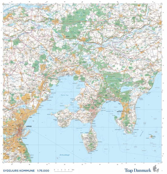 Trap Danmark: Kort over Syddjurs Kommune - Trap Danmark - Books - Trap Danmark - 9788771811629 - June 13, 2018