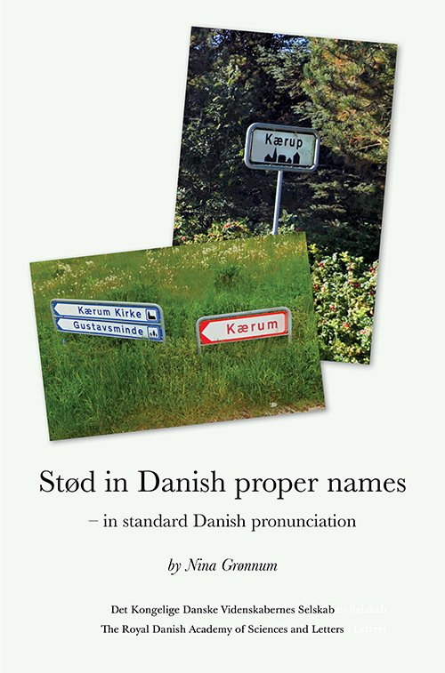 Cover for Nina Grønnum · Stød in Danish proper names - in standard Danish pronunciation (Taschenbuch) [1. Ausgabe] (2024)