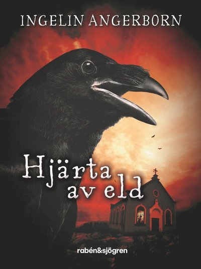 Cover for Ingelin Angerborn · Hjärta av eld (Indbundet Bog) (2023)