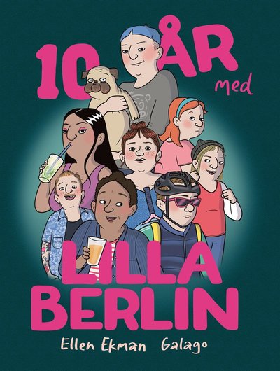 Cover for Ellen Ekman · 10 år med Lilla Berlin (Landkarten) (2023)