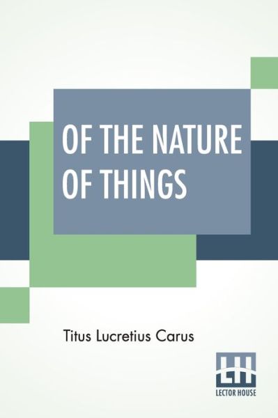 Cover for Titus Lucretius Carus · Of The Nature Of Things (Paperback Book) (2019)