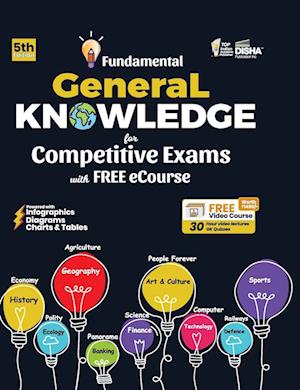 Cover for Disha Experts · Fundamental General Knowledge for Competitive Exams with Free Ecourse (Taschenbuch) [5 Revised edition] (2021)