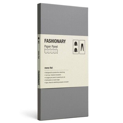 Fashionary Mens Flat Panel - Fashionary - Books - Oscar Riera Ojeda Publishers Limited - 9789881263629 - January 11, 2013