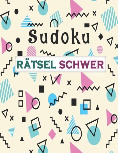 Cover for Bk Sudoku Schwer · Sudoku ratsel schwer (Taschenbuch) (2020)