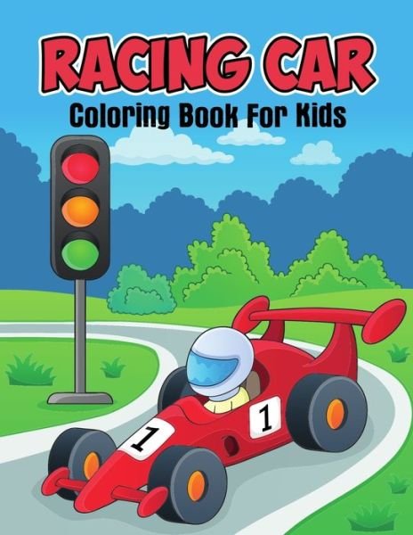 Cover for Pixelart Studio · Racing Car Coloring Book for Kids (Paperback Book) (2021)