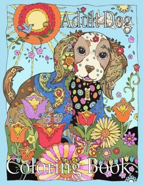 Cover for Nr Grate Press · Adult Dog Coloring Book (Paperback Bog) (2021)