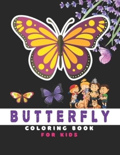 Cover for M S · Butterfly Coloring Book For Kids (Paperback Book) (2021)