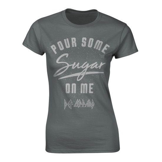 Cover for Def Leppard · Pour Some Sugar on Me (T-shirt) [Grey edition] (2017)