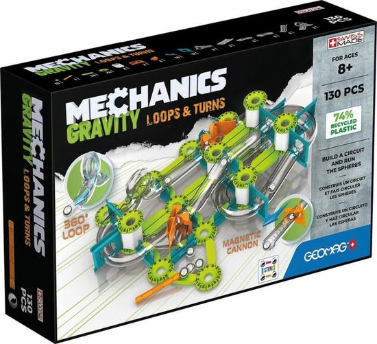 Geomag - Mechanics Gravity Loops & Turns - 130 pcs - Geomag - Merchandise - Geomag - 0871772007630 - 