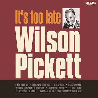 Cover for Wilson Pickett · ITfS TOO LATE (CD) [Japan Import edition] (2015)
