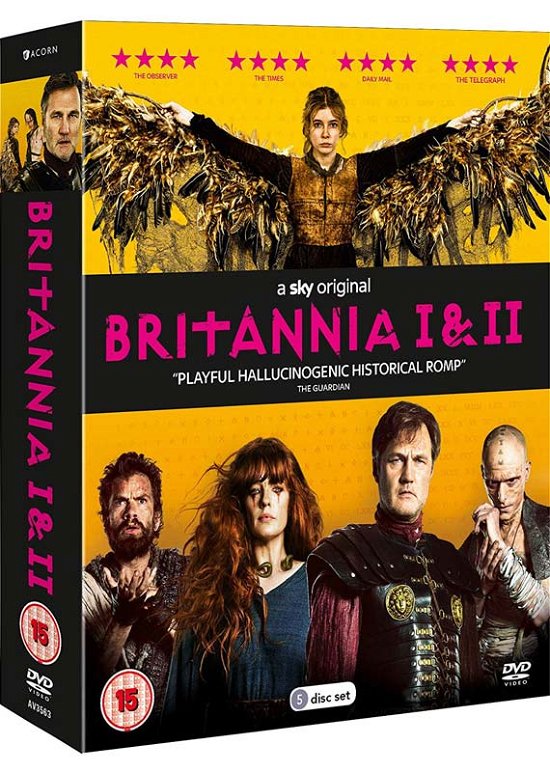 Cover for Britannia Series 1  2 Boxed Set · Britannia: Series 1-2 (DVD) (2020)