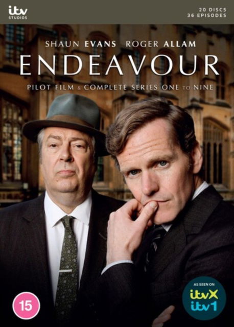 Endeavour Series 1 to 9 (Plus Documentary) - Endeavour Series 19 with Doc - Film - ITV - 5037115393630 - 6 november 2023