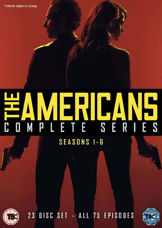 Cover for The Americans Seasons 16 · Americans The Seasons 1-6 (DVD) (2018)