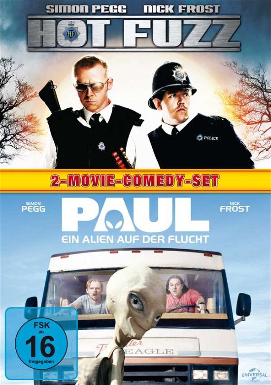 Hot Fuzz / Paul-ein Alien Auf Der Flucht - Simon Pegg,nick Frost,jim Broadbent - Film - UNIVERSAL PICTURES - 5050582897630 - 18. august 2016