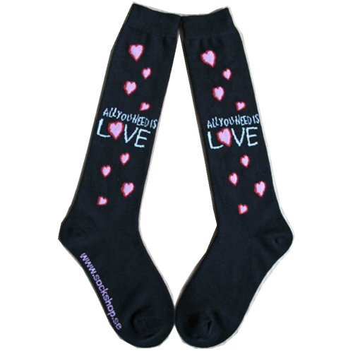 The Beatles Ladies Socks: All you need is love - The Beatles - Produtos - Apple Corps - Apparel - 5055295341630 - 