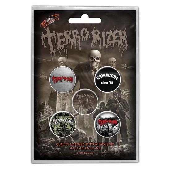 Terrorizer · Terrorizer Button Badge Pack: Caustic Attack (MERCH) (2019)