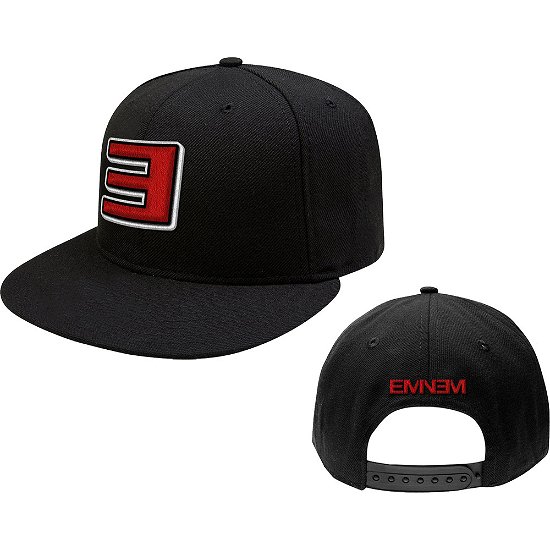 Eminem Unisex Snapback Cap: Reverse E - Eminem - Merchandise - Rockoff - 5056170683630 - 