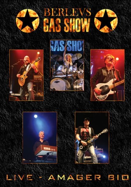 Cover for Berlevs Gasolin show · Live i Amager Bio (DVD) (2011)