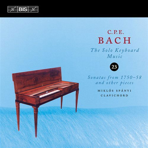 Solo Keyboard Music 23 - Bach,c.p.e. / Spanyi - Musik - Bis - 7318590017630 - 13. Dezember 2011