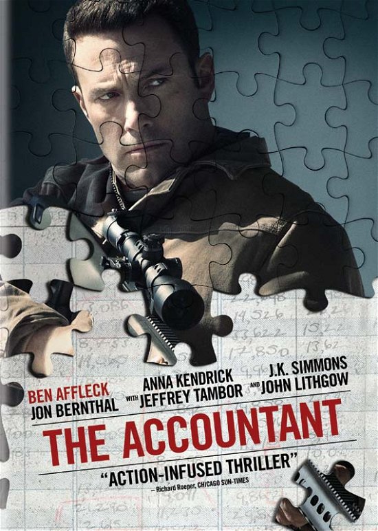 The Accountant - Ben Affleck / Jon Bernthal / Anna Kendrick / J.K. Simmons / John Lithgow / Jeffrey Tambor - Movies - WARNER - 7340112735630 - March 23, 2017